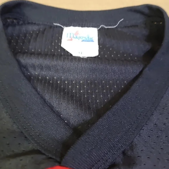 Vintage 90s Wisconsin Badgers UW Mesh Jersey‎ T-Shirt Majestic USA Made - Picture 5 of 12